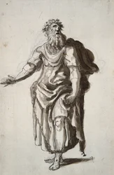 Merlin, c.1610 (caneta e tinta sobre papel)