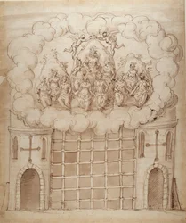 The Release of the Daughters of the Morn, c.1611 (caneta e tinta sobre papel)