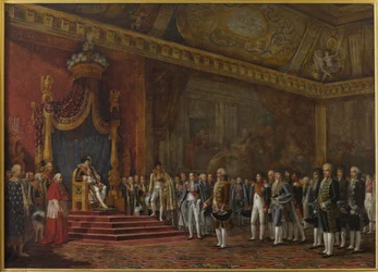 Delegação do Senado romano em homenagem a Napoleão I em 16 de novembro de 1809, 1810.