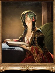 Retrato de uma mulher oriental