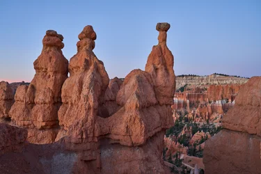 Uma paisagem no Parque Nacional de Bryce Canyon, Utah, 2020