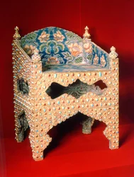 Trono do czar Boris Godunov, início do século XVII