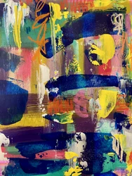 Traços abstratos vibrantes