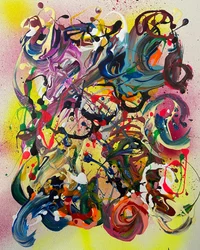 Espirais abstratas vibrantes