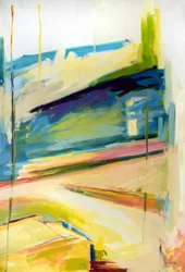 Caminho abstrato vibrante