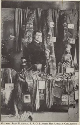 Gabriel Reid Maguire, explorador irlandês, com sua coleção africana