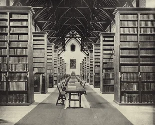 The Library, Maynooth College (foto a p/b)