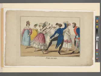 Boliero, c.1800-09 (gravura colorida à mão)