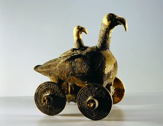 Carrinho de Jarro sobre rodas (terracota)