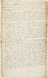 Registo de uma experiência em seis etapas, começando pela destilação, seguida de combustão, nova destilação, decocção, calcinação e sublimação, cerca de 1700