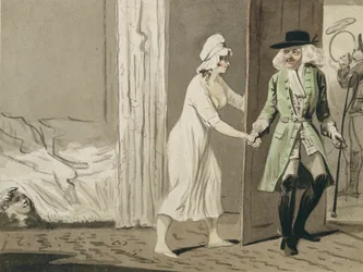 O cornudo parte para a caça, c. 1800