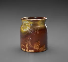 Jar, c. 1873-1882 (grés esmaltado)