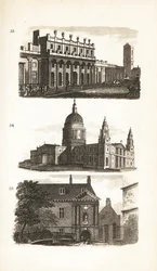O Banco de Inglaterra, a Catedral de St Paul