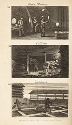 O comércio na Regency England: vidro, colaria e bronzeamento