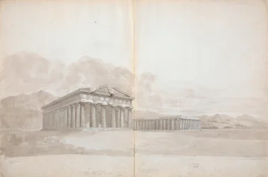 Duas Ruínas do Templo com Estudos