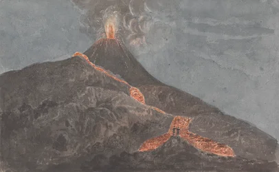 Vesúvio em erupção