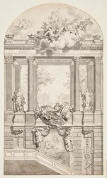 Design para Escadaria, Castelo Voorst, Haia, Holanda