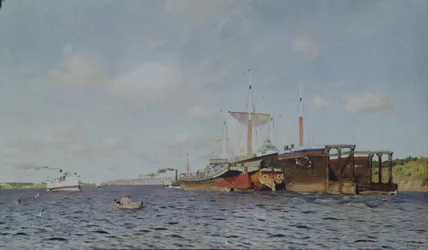 Vento fresco. Volga, 1895