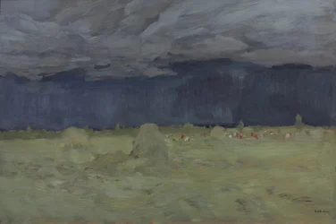 Fabricação de feno, 1900