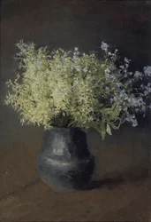 Violetas selvagens e miosótis, 1889
