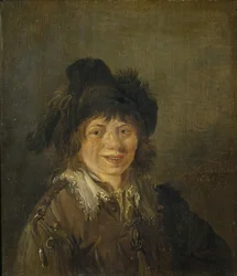 Auto-retrato - Auto-retrato, por Ostade, Isaac van . Óleo sobre madeira