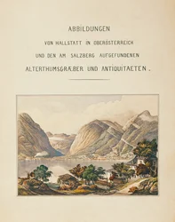 Cemitério de Hallstatt, uma coleção de ... (aguarela)