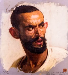 Cabeça de cabila, cerca de 1861 (óleo sobre tela)