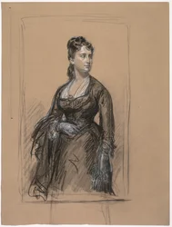 Retrato de uma mulher.