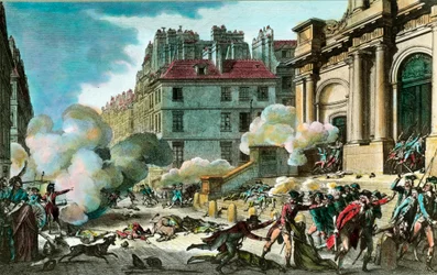 Revolução Francesa: No dia 13 do ano IV; o General Bonaparte (Napoleão I Bonaparte) mandou trazer as armas, os seguranças foram disparados nas escadas da Igreja de São Roch em Paris no dia 4 de outubro.