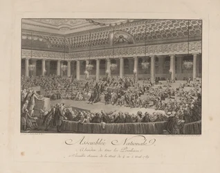 A noite de 4 de agosto de 1789 na Assembleia Nacional, 1790