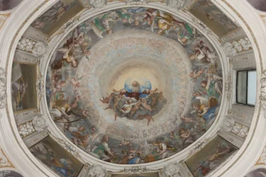 Paraíso com o Pai eterno, c.1623-34 (afresco) (detalhe de 3496185)