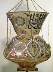 Lâmpada, da Mesquita do Sultão Hasan, Cairo (vidro)