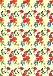 Impressão de flora, 2015 (papel cortado)