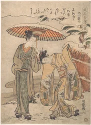 Neve ao entardecer em Uchikawa