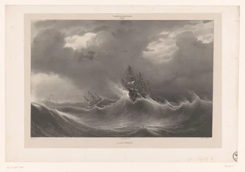 Navios em mares agitados
Gros-Temps (título sobre o objecto)
Pinturas da colecção do Palais Royal (título da série)
Galerie du Palais Royal (título da série sobre o objecto)
