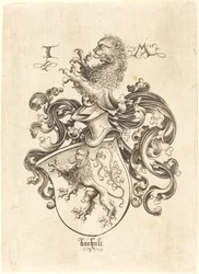 Brasão com Leão, c. 14801490.