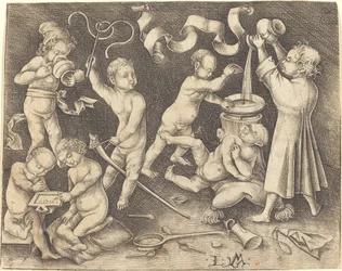Sete Crianças Brincando, c. 1490.