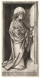 São João com serpente no cálice.