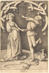 O Malabarista e a Mulher, c. 14951503.