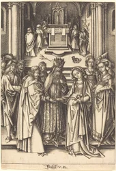 O Casamento da Virgem, c. 14901500.