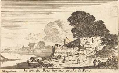 A esquina dos bons homens perto de Paris