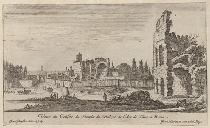 Veuë du Colisée du Temple du Soleil, et de l