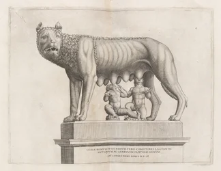 Lobo Capitolino com Rômulo e Remo