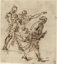Figuras carregando um corpo