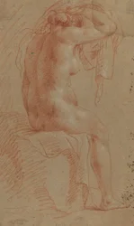 Figura feminina nua [verso]