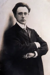 Retrato de Felix von Weingartner (1863-1942) compositor e maestro austríaco