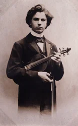 Retrato de Jan Kubelik (1880-1940), violinista e compositor checo