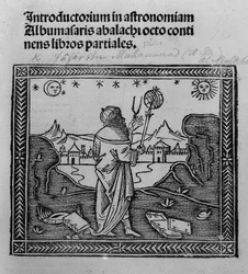 Astronomer stargazing, da Introductorium in astronomiam, publicado em Veneza 1506