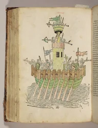 Ilustração de De re militari (Sobre as artes militares) de Robertus Valturius (1413-1484)
