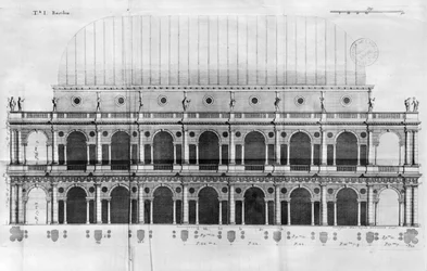 Basílica Palladiana em Vicenza, concebida por Andrea Palladio (1508-80)